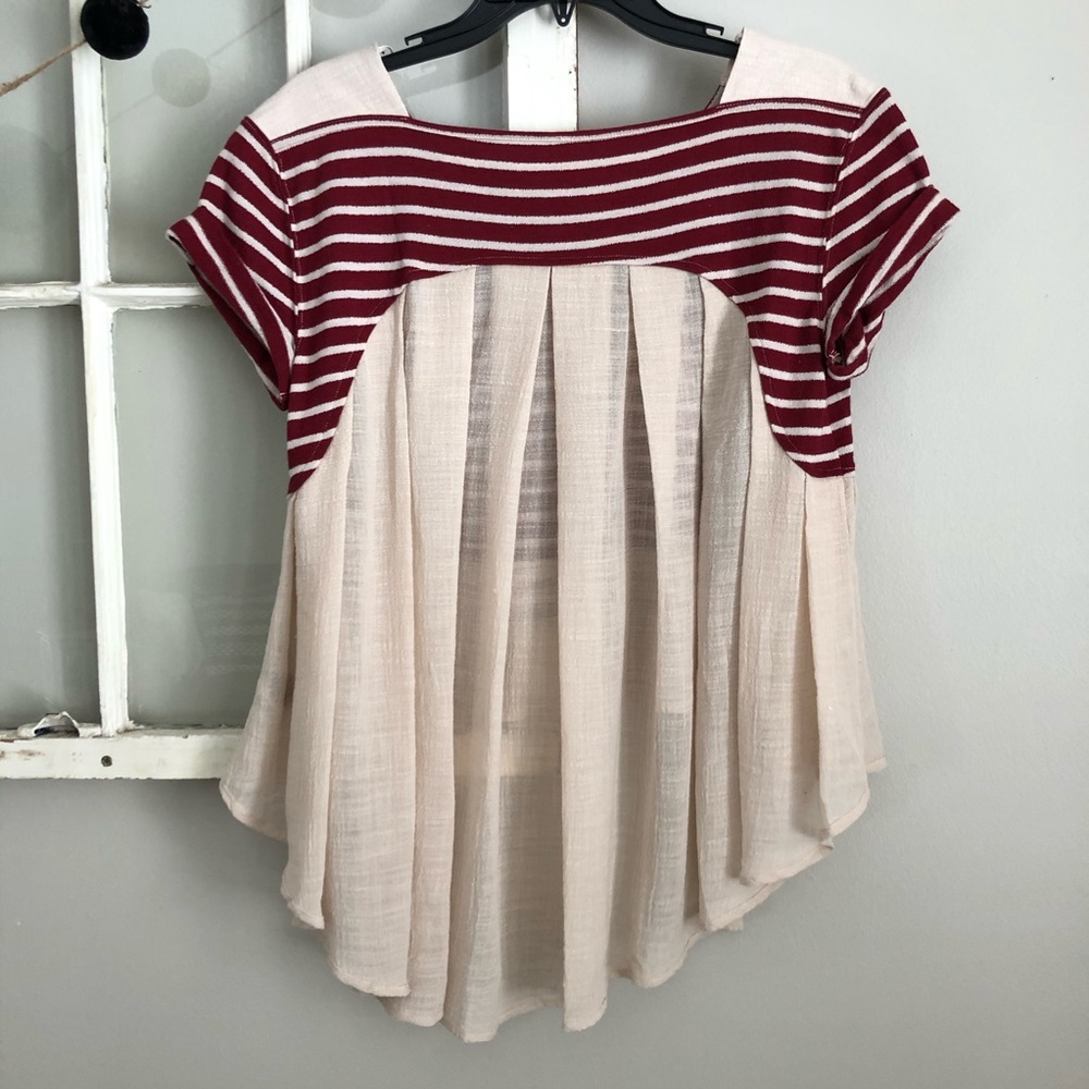 Free People french kiss striped blouse XS - Picture 4 of 8